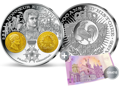 Prägung aus reinem Silber 2000 Jahre französische Währungsgeschichte: 